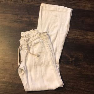 Roxy linen pants